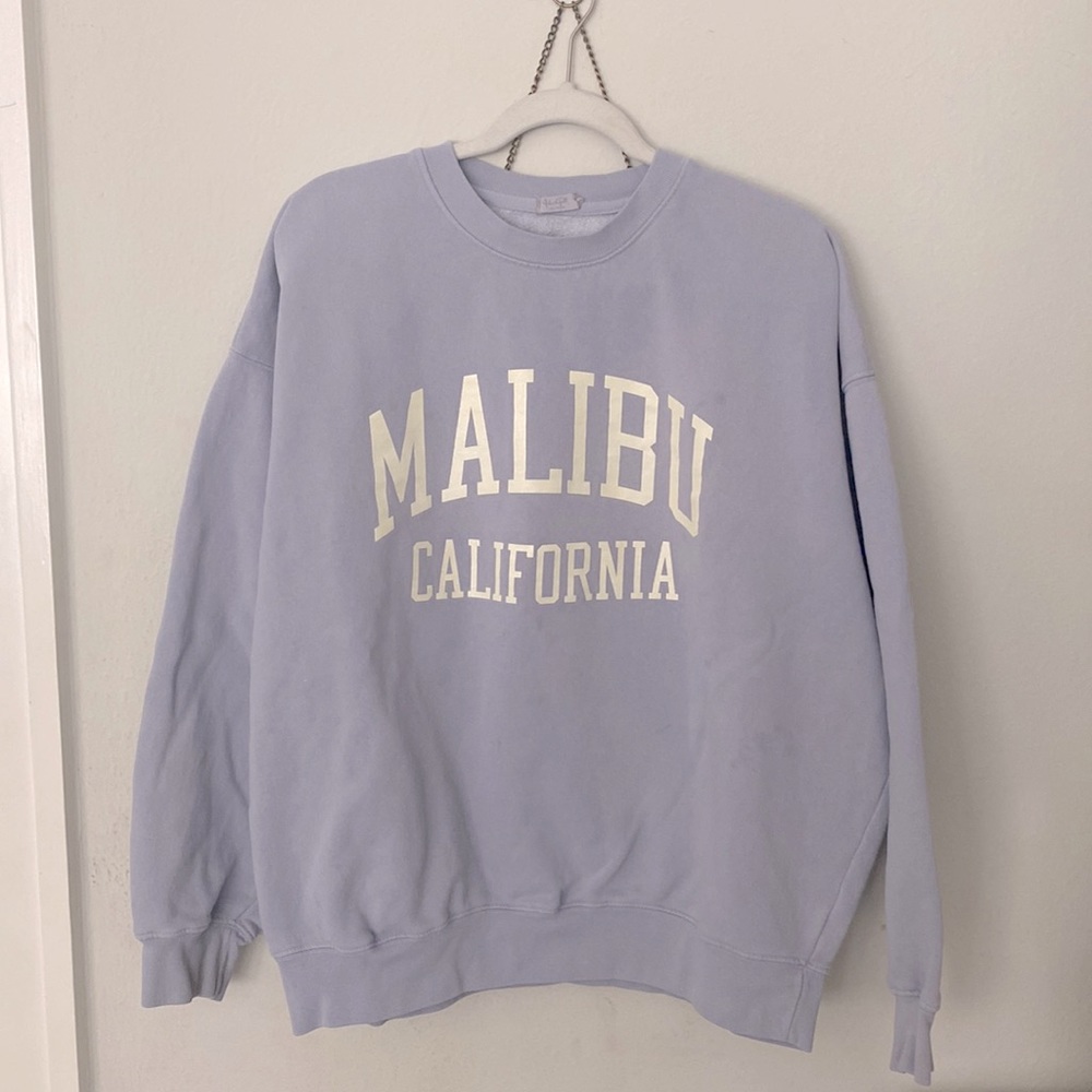 Brandy Melville Sweatshirt: Malibu California